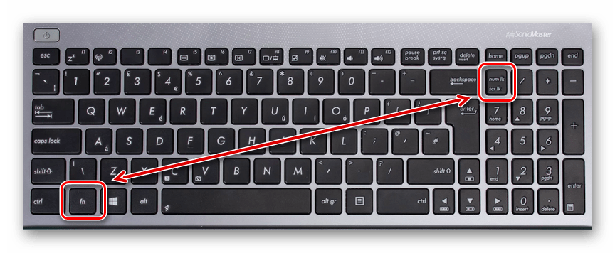 Как включить клавиатуру на ноутбуке Леново-1