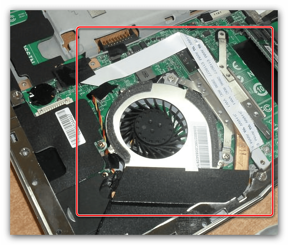 Начать демонтаж системы охлаждения для разборки ноутбука MSI X370 MS-1356