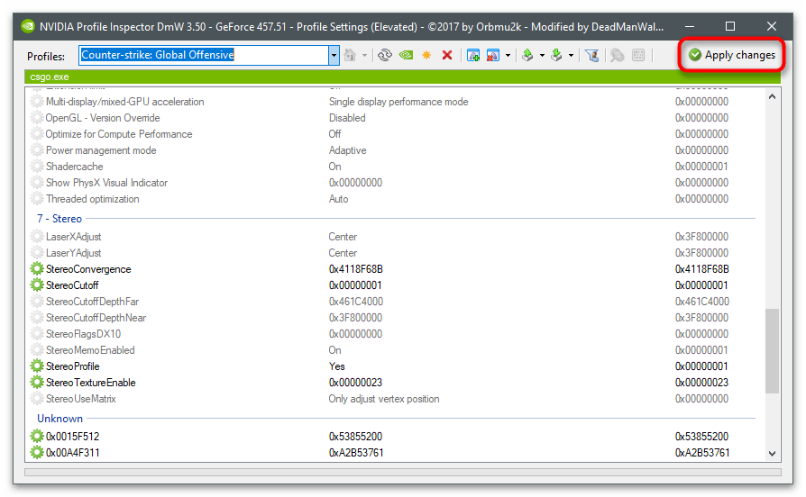 Не работает Freestyle NVIDIA в КС ГО-36