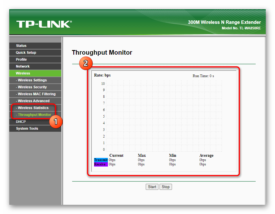 Просмотр информации о беспроводной сети при настройке усилителя TP-Link TL-WA850RE v1.2