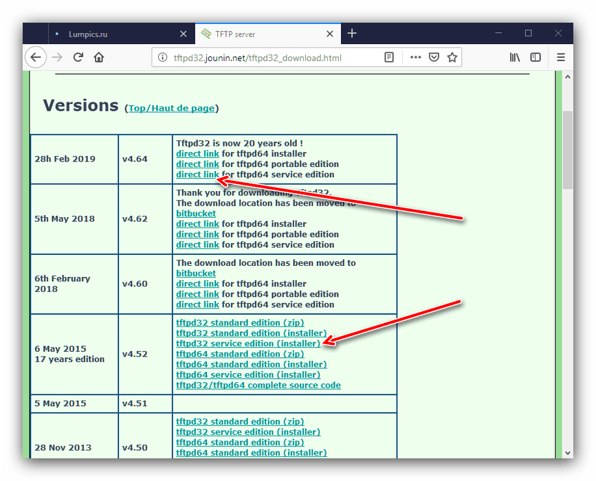 Скачать Tftp для настройки сервера установки Windows 10 по сети