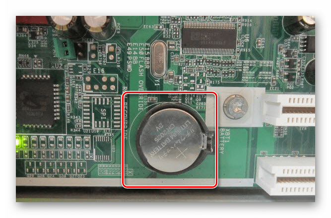 Замена батарейки CMOS на материнской плате