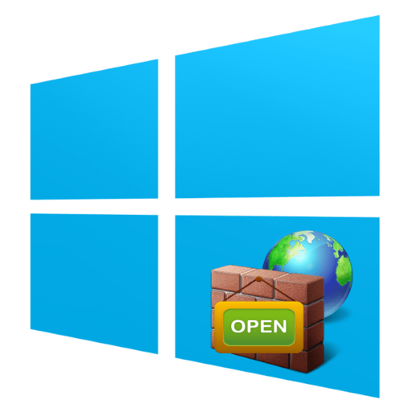 открыть порты в брандмауэре windows 10