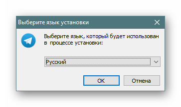 Запущенный установщик программы из Командной строки в Windows 10