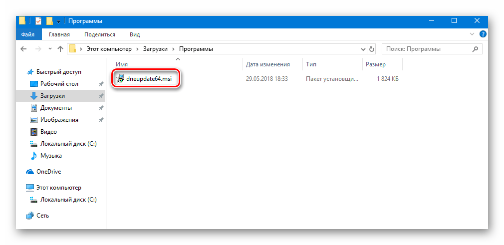 Запуск программы DNE на Windows 10