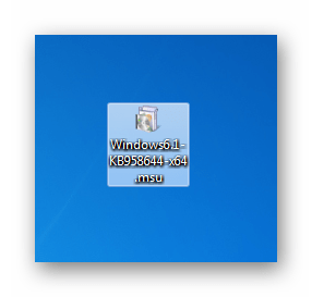 Изолированный пакет обновления безопасности KB958644 в Windows 7