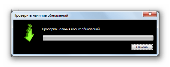 Процедура проверки наличия обновлений в Панели управления NVIDIA в Windows 7