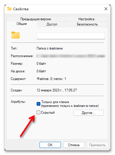 как сделать невидимую папку в windows 11_015