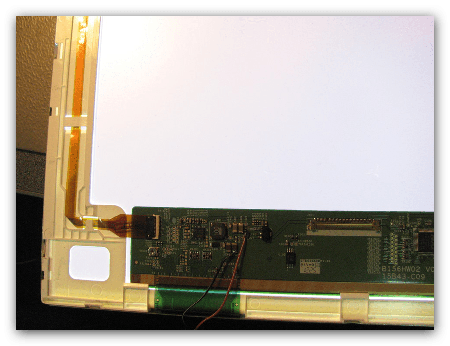 Подсветка матрицы для решения проблемы туского экрана на ноутбуке