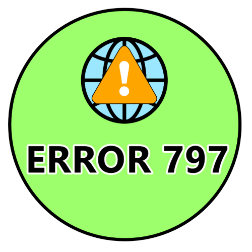 ошибка 797 при подключении к интернету