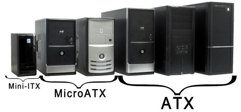 Форм-факторы корпусов для системного блока компьютера