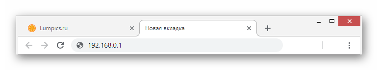 Переход в панель управления роутером на ПК