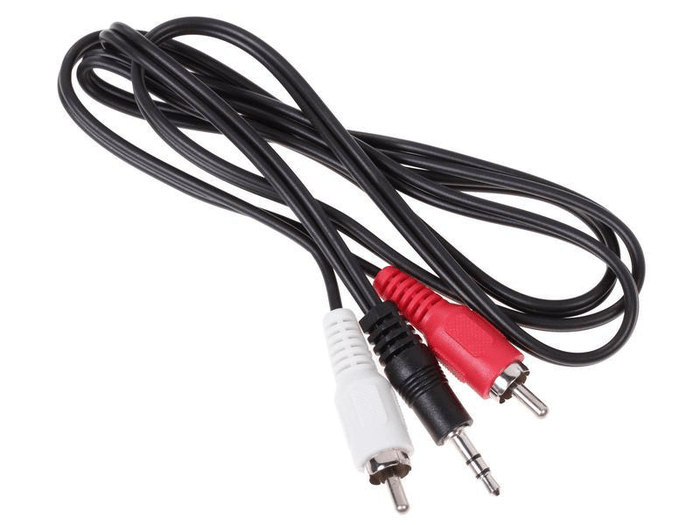 Пример кабеля 3.5 mm jack - 2 RCA