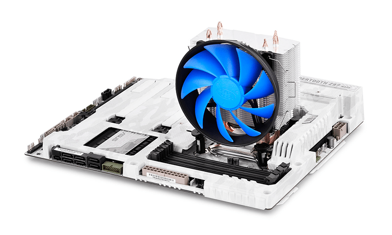 Процесс установки кулера Deepcool GAMMAXX 300