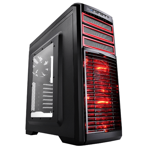 Общий вид корпуса Deepcool Kendomen Red