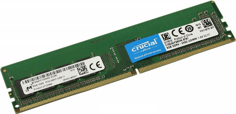 Общий вид оперативной памяти Crucial CT4G4DFS824A