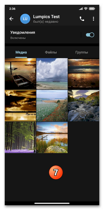 Как удалить медиа в Телеграмме на Андроиде 11