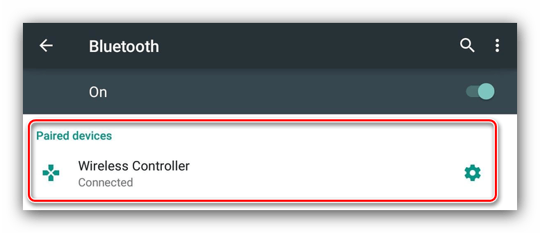 Соединение с универсальным контроллером для настройки беспроводного геймпада в Android