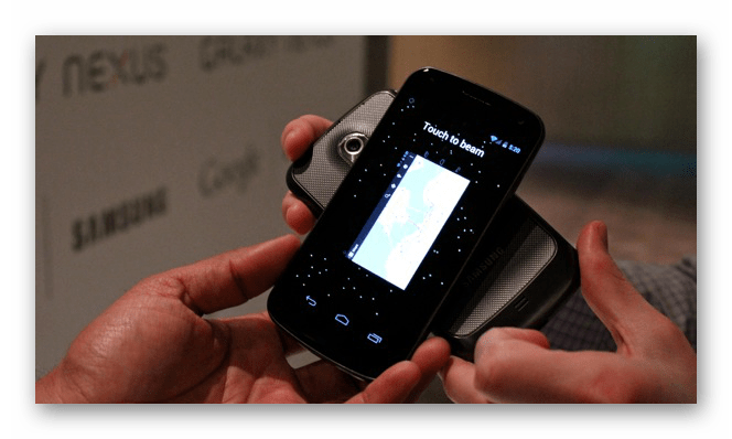 Правильное использование функции Android Beam на телефоне