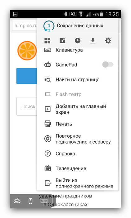 Puffin Browser с поддержкой Flash