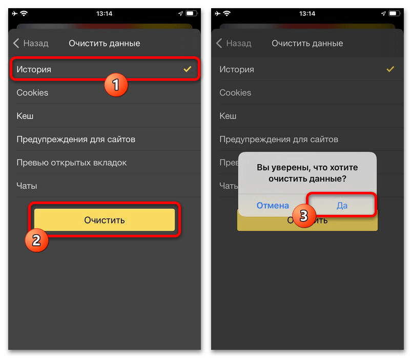 Как удалить историю в Яндексе на Айфоне_003