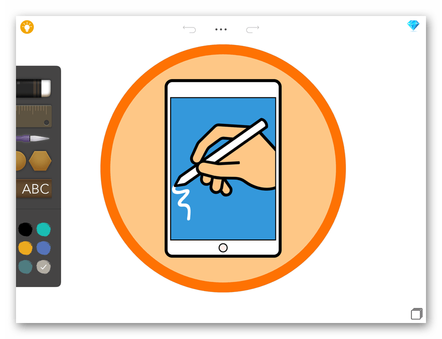 Приложение для рисования на iPad Drawing Desk
