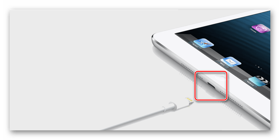 Разъем для зарядки iPad