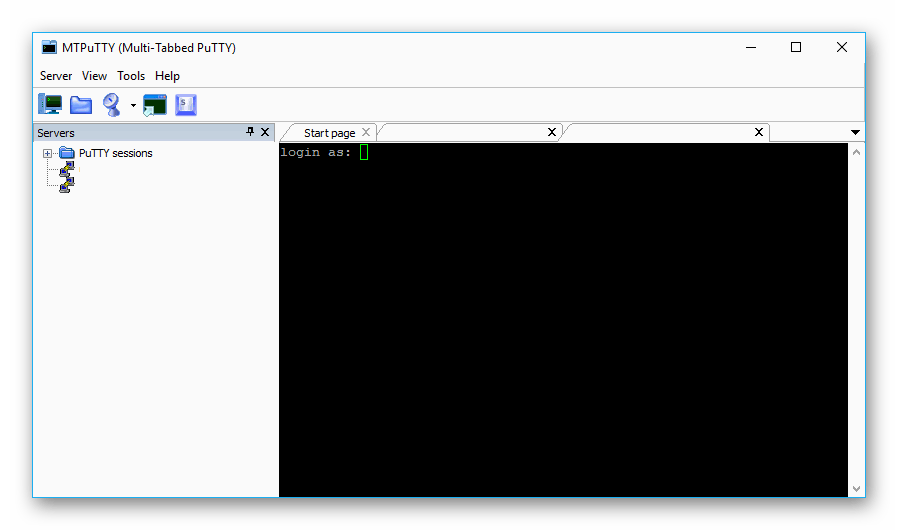 Использование программы Multi-Tabbed PuTTY для управления сервером