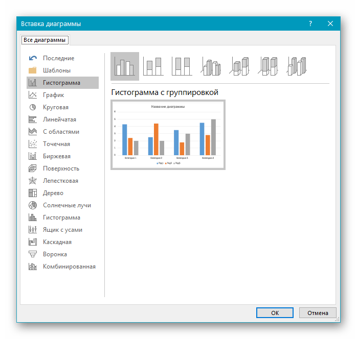 Использование программы Microsoft Word для создания графика