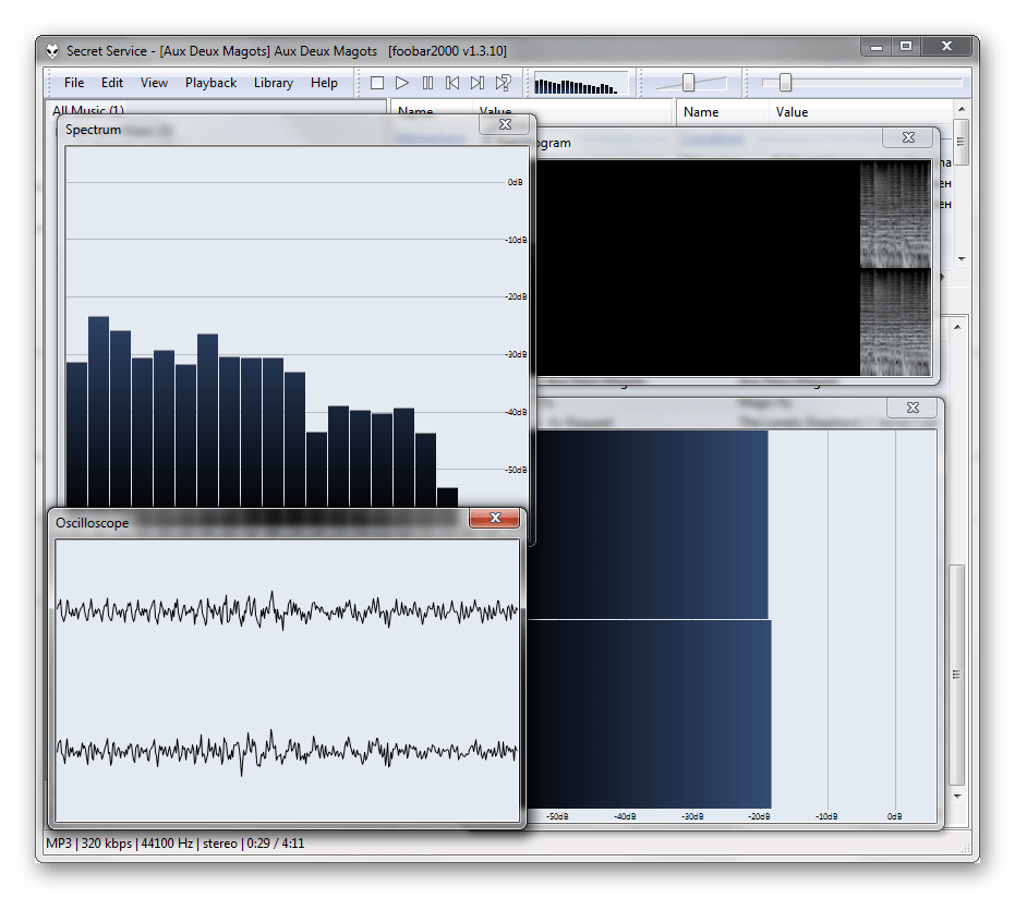 Использование программы Foobar2000 для визуализации музыки