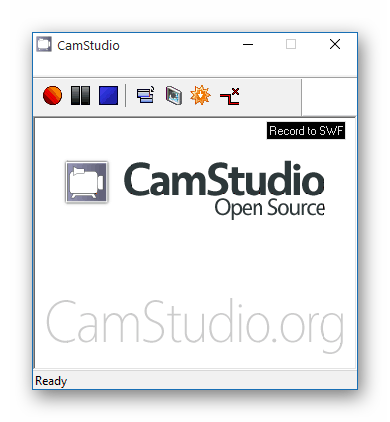 Окно программы CamStudio