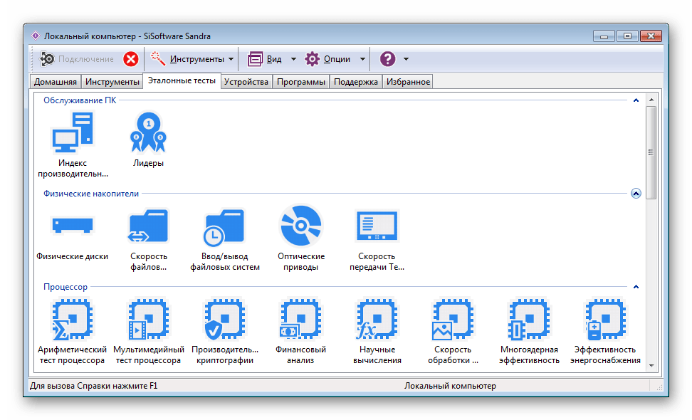 Тесты SiSoftware Sandra