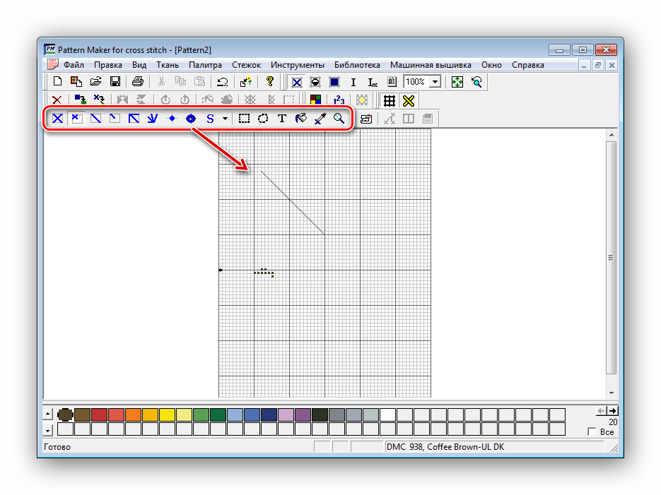 Инструменты вышивки Pattern Maker