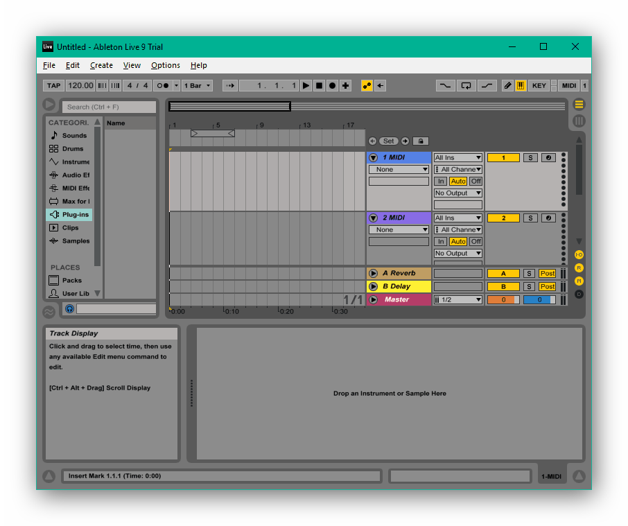 Создание композиции в Ableton Live