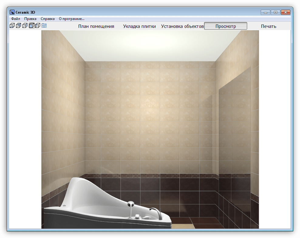 Программа для расчета плитки и визуализации Ceramic 3D