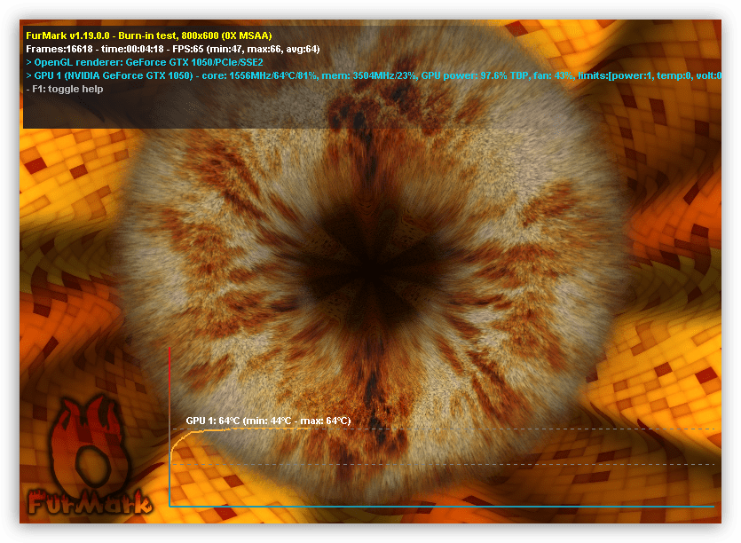 Программа для тестирования видеокарт FurMark