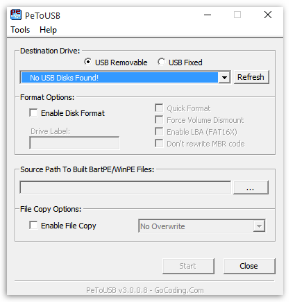 PeToUSB - скачать бесплатно