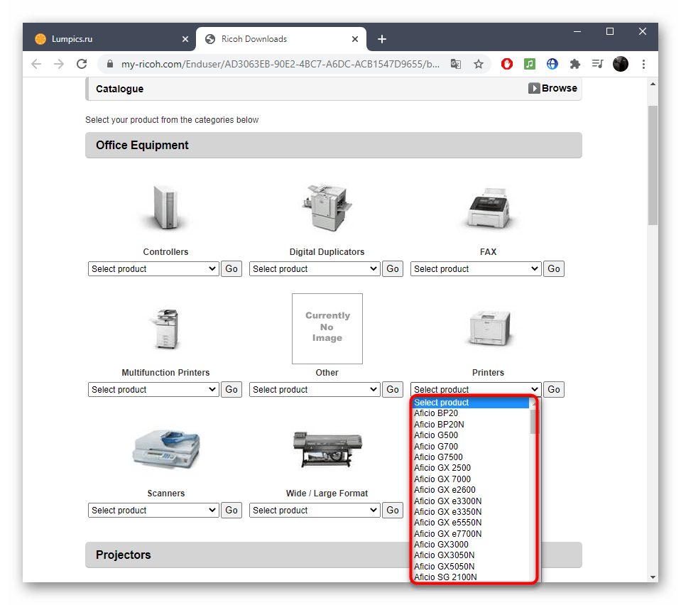 Выбор подходящего оборудования для скачивания драйверов Ricoh с официального сайта