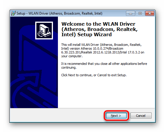 Мастер установки Wi-Fi-драйверов с официального сайта