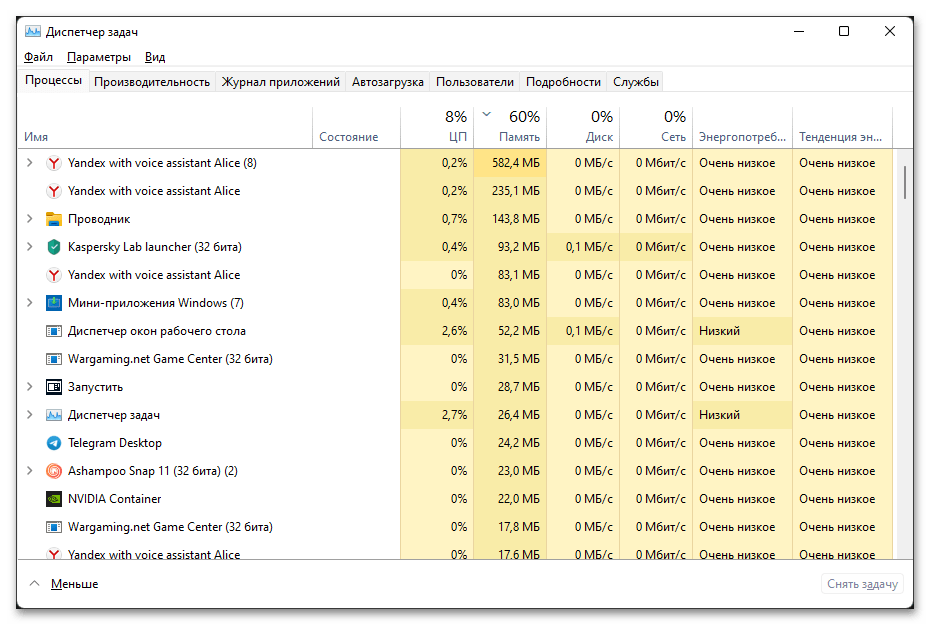 Как открыть Диспетчер задач в Windows 11 10