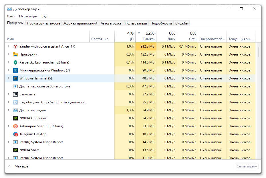 Как открыть Диспетчер задач в Windows 11 37