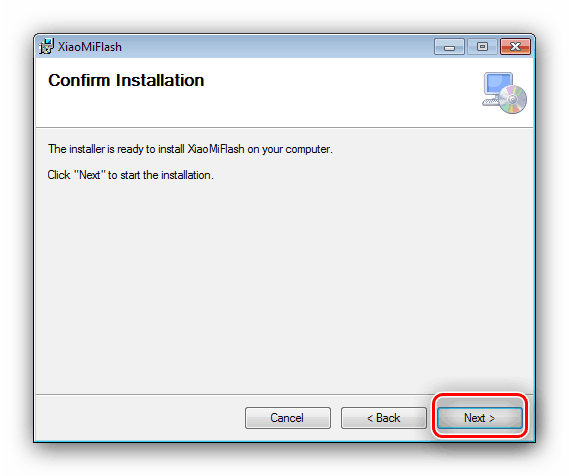 Процесс установки XiaoMiFlash для загрузки драйверов к Xiaomi Redmi 3