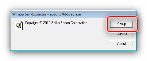 Начать установку новейших драйверов для Epson Stylus TX210