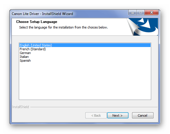 Выбор языка установки Canon_009