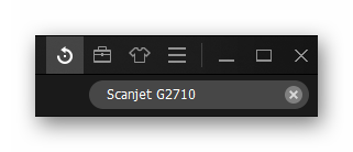 Поиск устройства в программе hp scanjet g2710_012