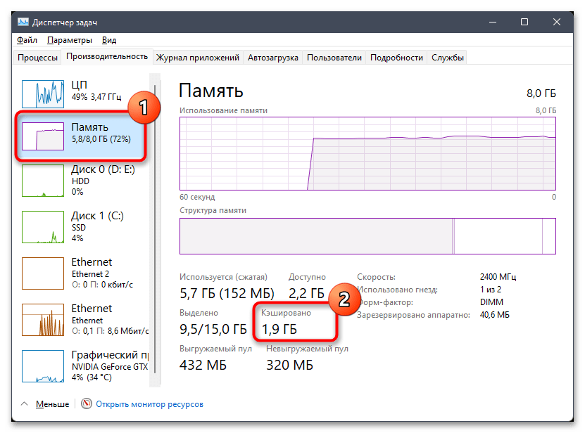 Как очистить кэш оперативной памяти в Windows 11-01