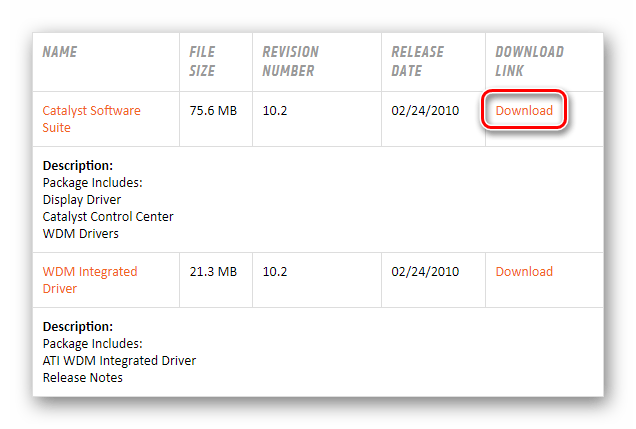 AMD Скачивание драйверов с официального сайта