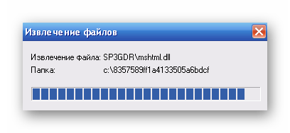 Ожидание завершения установки Internet Explorer для исправления dwmapi.dll в Windows XP