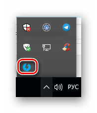 Значок программы Daemon Tools Lite в трее
