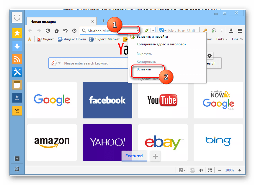 Вставка пути к файлу SVG в адресную строку браузера Maxthon